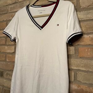 Tommy Hilfiger White Tee Dress SZ M